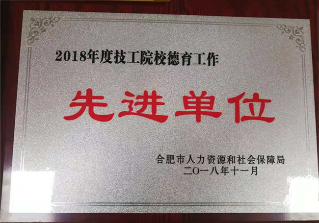 我校在合肥市技工院校德育工作培训中喜获殊荣