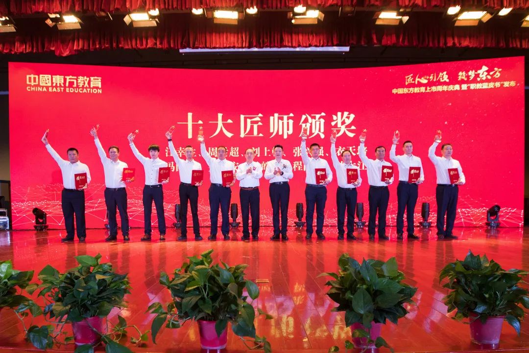 匠心引领 筑梦东方”——中国东方教育上市周年庆典暨“职教蓝皮书”发布仪式圆满结束