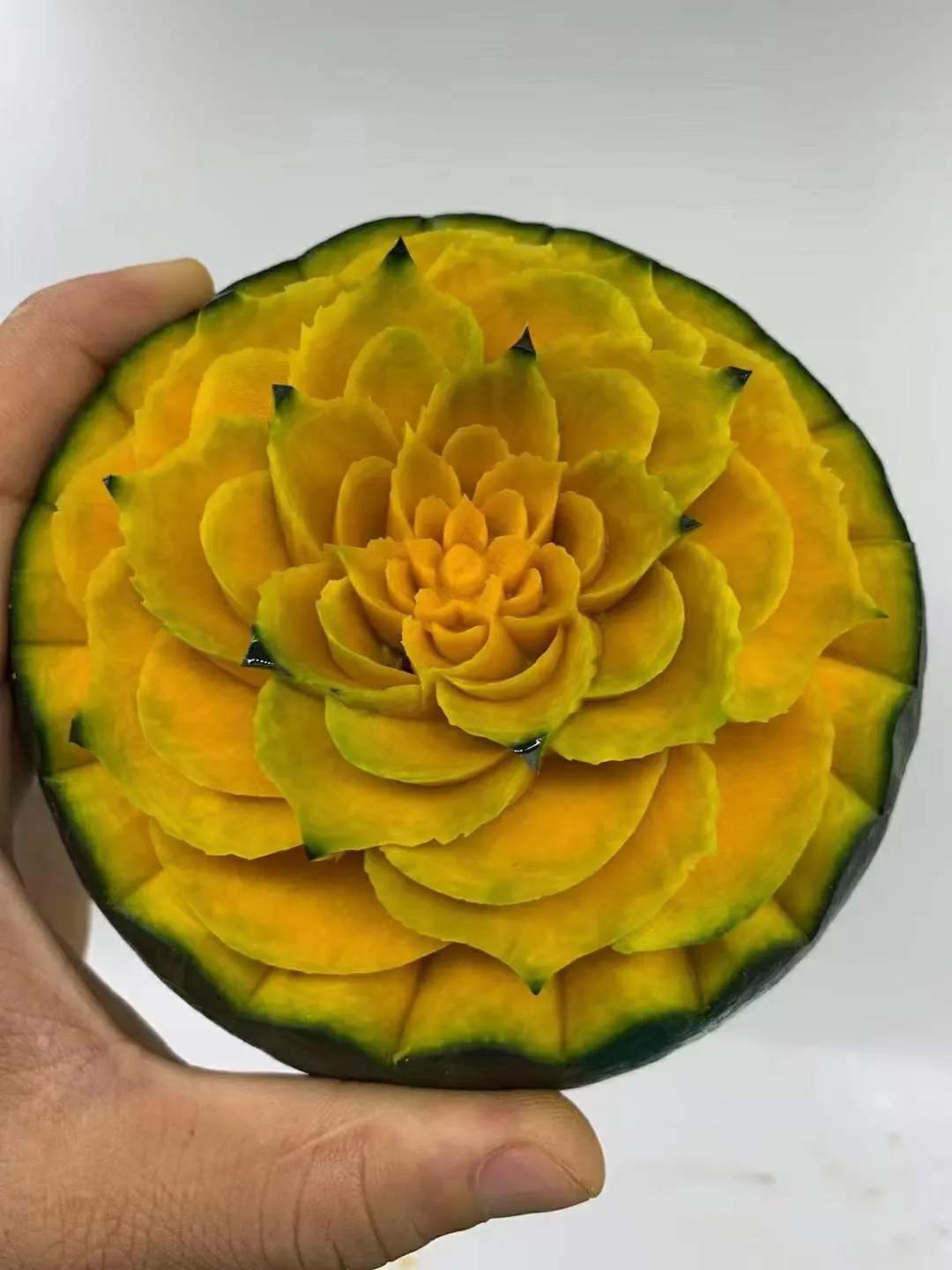 这朵花有点不一样!来看看学生们的雕花作品