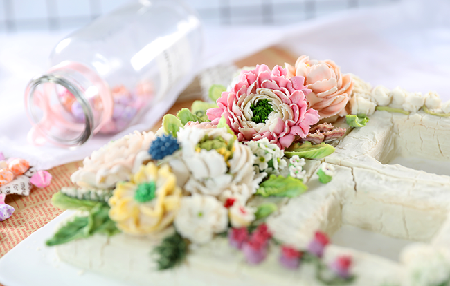 学生韩式裱花作品展