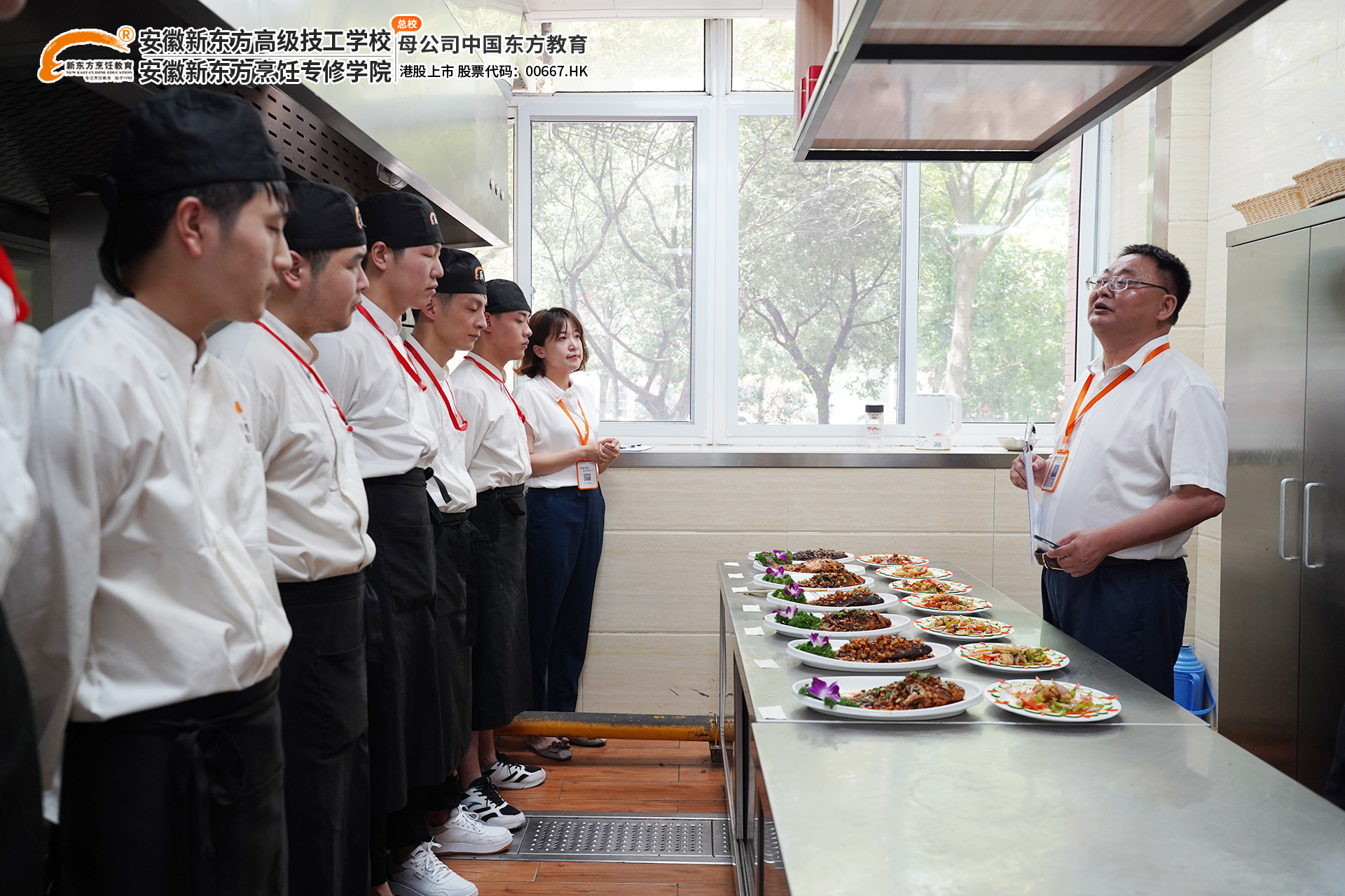 考核促提升——安徽新东方厨师长班进行阶段考核