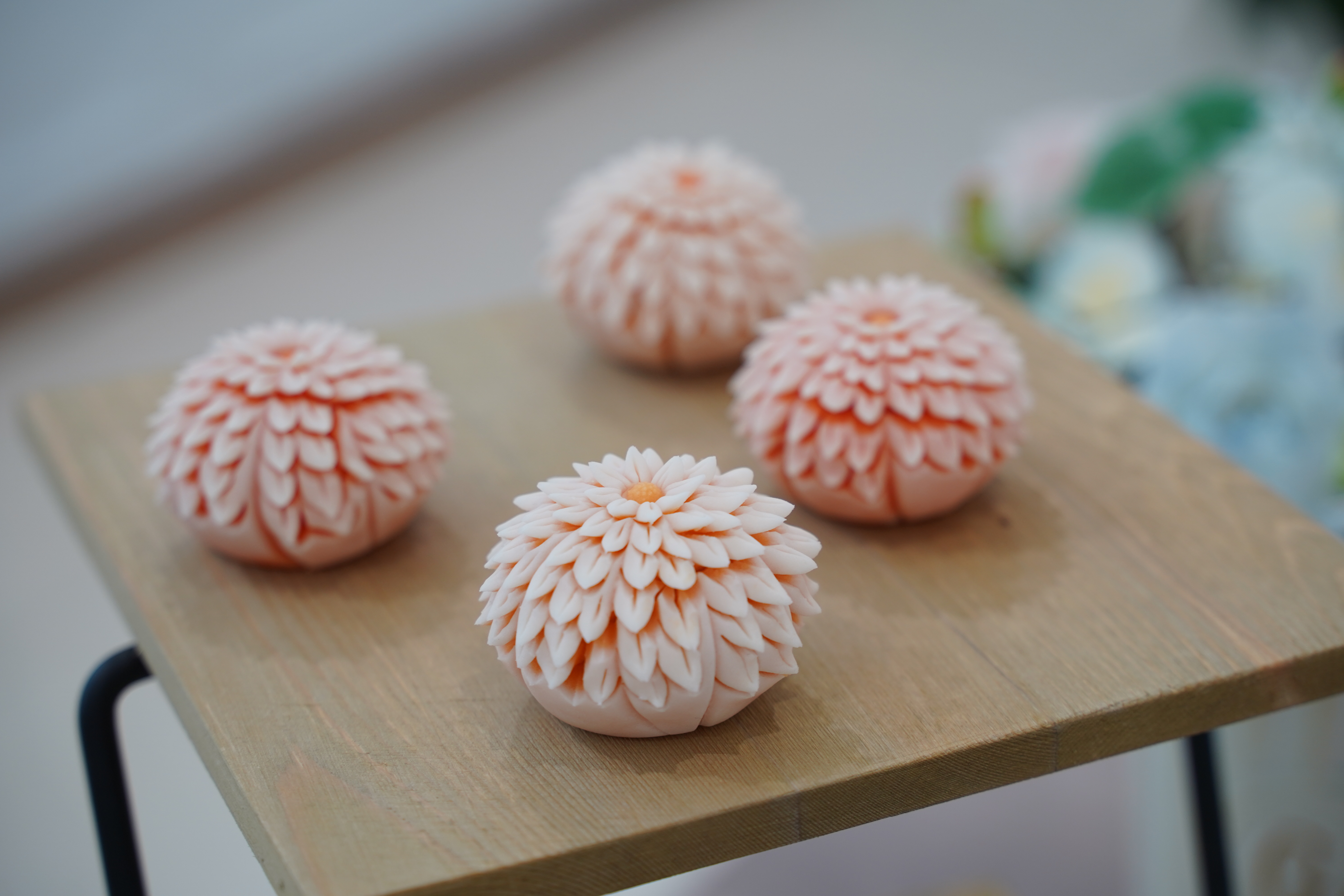 方寸间的四季之景-和果子展台